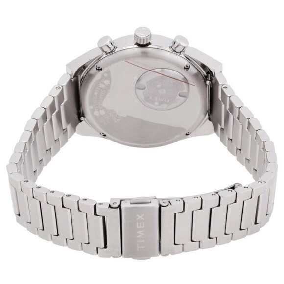 NWT Authentic Timex Q Falcon Eye Chronograph Quartz Green Dial Men's Watch - Picture 3 of 3